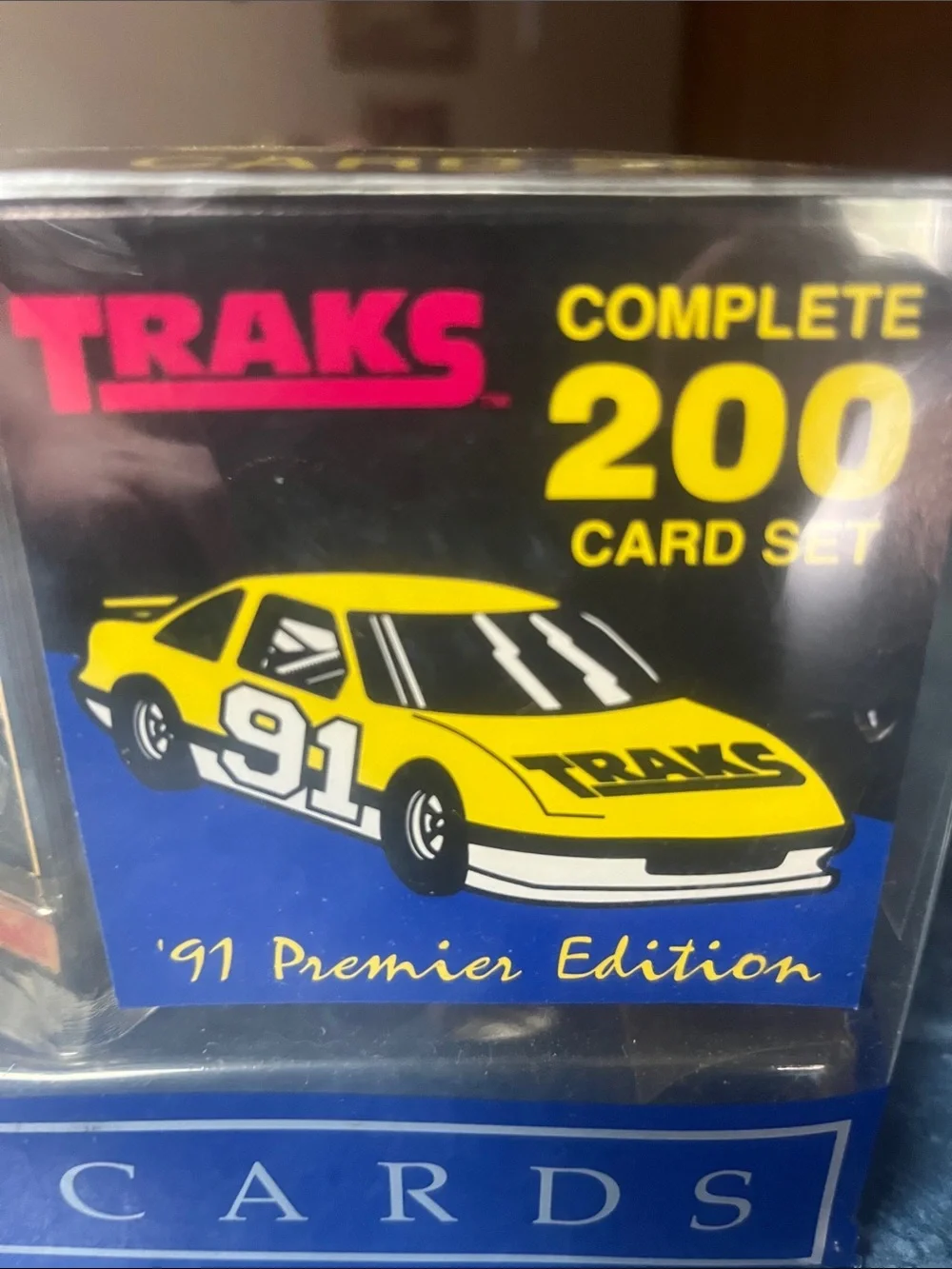Vintage 1991 race cards